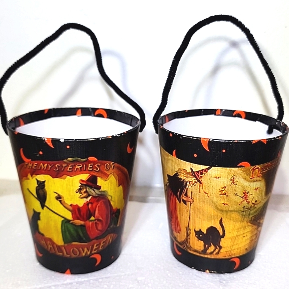 Pails 2pk New no tags. Halloween Decor Pails